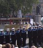 Sailors in Trafalgar Square.