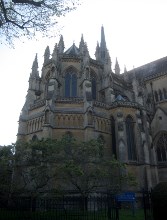 The cathedral chevet (a French feature largely unknown in England)