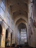 The fan vault of Bath Abbey