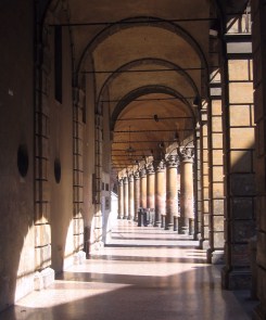 One of the colonnades of Bologna