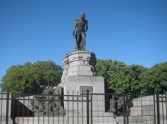 Admiral William Brown, an Irishman who went to Argentina - via Philadelphia - and formed the Argentine navy.