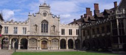 Peterhouse College, the oldest in Cambridge.