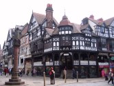 The Cross and some shops.