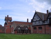 The stable block.