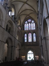 The nave (towards the west front)