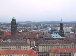 The Rathaus and the Kreuzkirche