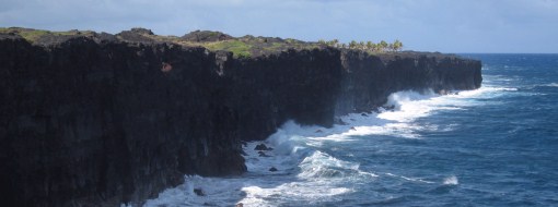 Lava cliff