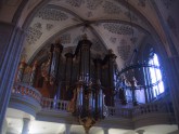 The organ inside the church of St. François.