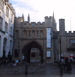 Gate to the cathedral precincts