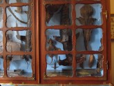 A cabinet filled with strange creatures in Strahov Monastery