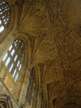 The fan-vaulted nave