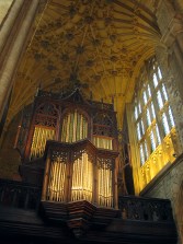 Organ in the north transept