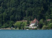 House overlooking Lake Thun