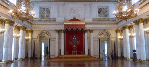 The Great Throne Room of the Russian Empire