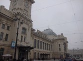 Vitebsky Terminal in heavy snow