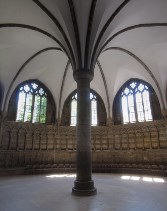 The chapter house (windows from 1392)