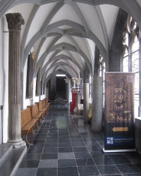 The cloister. The cloister.