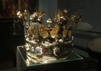The crown of Margaret Of York (one of the two surviving medieval English crowns - the other is at Munich). The crown of Margaret Of York (one of the two surviving medieval English crowns - the other is at Munich).