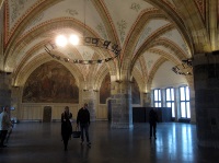 The Coronation Hall inside the town hall. The Coronation Hall inside the town hall.