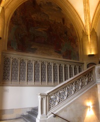 The staircase. The staircase.