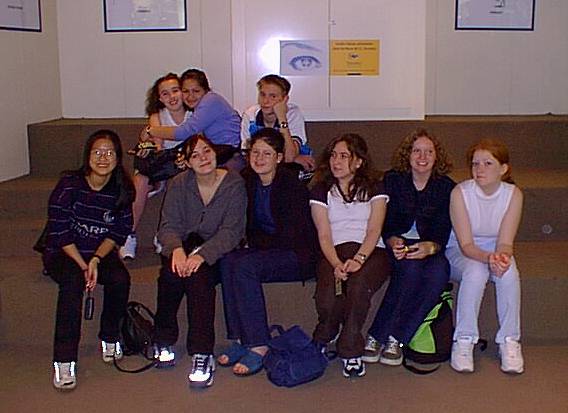 Georgina, Tarren, Danielle, Stephen, Laura, Amy, Vicky, Polly, and Alice.