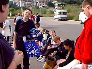 Laura, Daniel, Helen, Robert (Rupert), Danielle, Liam and others, on our way home.