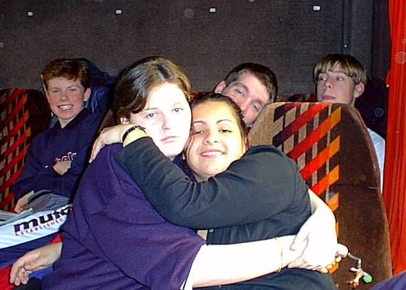 Robert, Laura, Danielle, Liam and Callum, The Pantry People on our way home.