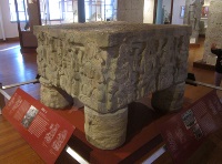 Cast of altar Q at Copan (Honduras). Cast of altar Q at Copan (Honduras).