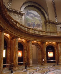 Rotunda in the State House. Rotunda in the State House.