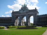 The Cinquantenaire Arch.