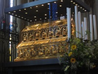 The reliquary shrine of the Three Kings (1209). The reliquary shrine of the Three Kings (1209).