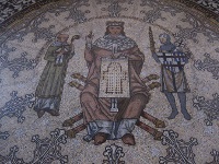 Mosaic of Archbishop Von Hochstaden. Mosaic of Archbishop Von Hochstaden.