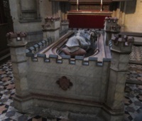 The quaint tomb of Archbishop Von Heinsberg. The quaint tomb of Archbishop Von Heinsberg.