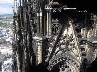 View from the south tower. View from the south tower.