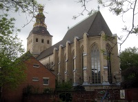 St. Ursula, which according to legend holds the remains of the 11,000 followers of the eponymous British saint. St. Ursula, which according to legend holds the remains of the 11,000 followers of the eponymous British saint.