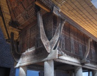 A Toraja granary. A Toraja granary.