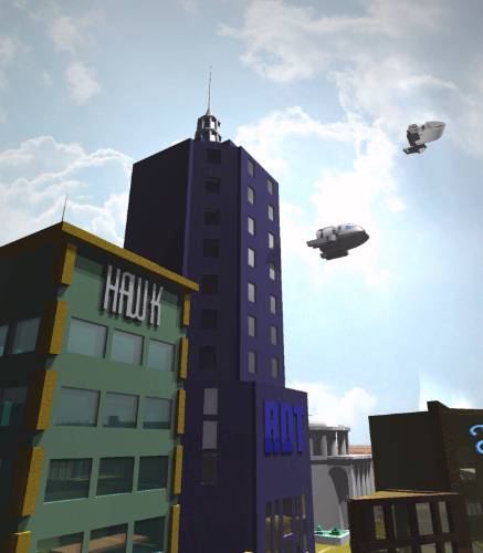 The tallest building.