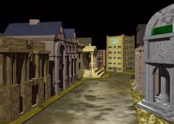 The city in its early life.