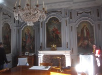 Inside the town hall. Inside the town hall.
