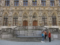 Steps of the town hall. Steps of the town hall.