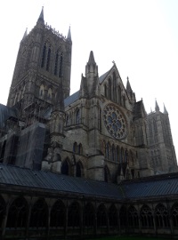 The north transept from the cloister.