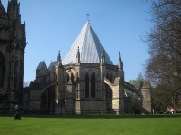 The chapter house.