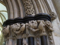 Florid carving.