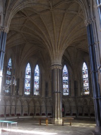 The decagonal chapter house.
