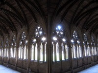 The cloister.