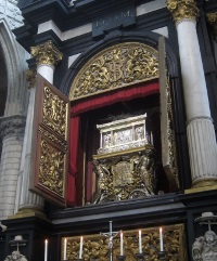The reliquary of St. Rumbold, an Irish saint. The reliquary of St. Rumbold, an Irish saint.