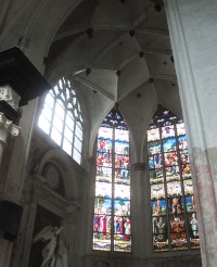 Curious vaulting of a side chapel. Curious vaulting of a side chapel.