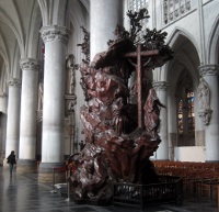The spectacular pulpit by Van Der Voort The Elder (1721). The spectacular pulpit by Van Der Voort The Elder (1721).
