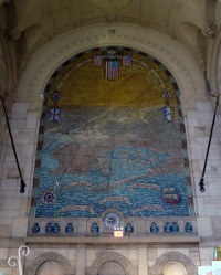 The Williamsburgh Savings Bank Tower. The Williamsburgh Savings Bank Tower.